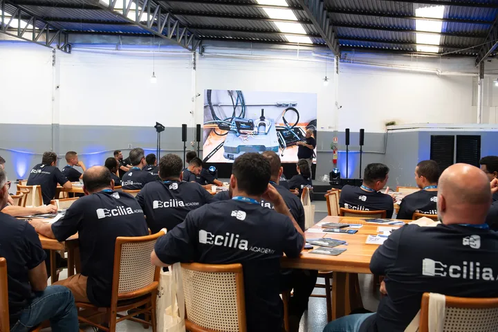 Treinamento presencial do Cilia Academy